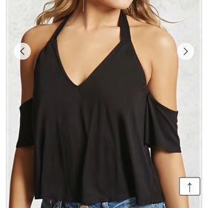 NWT Forever 21 back off shoulder halter top